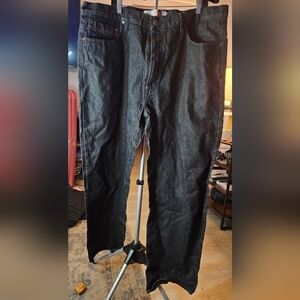 Indigo Red Black Relaxed Fit Jeans for Men Sz 40x32" 5-1010